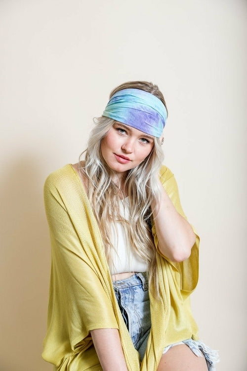 Wide Tie-Dye Headband